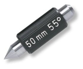 Setting gauges 55° Whitworth, measuring faces hardened steel for external micrometers for thread measurement No. 2045... Setting gauges 55° Whitworth, measuring faces hardened steel for external micrometers for thread measurement No. 2045...