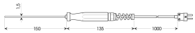 Temperaturfühler Tauchfühler Inconel, potentialfrei