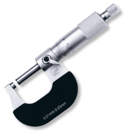 Bügelmessschrauben ULTRA active im Etui Hartmetallmessflächen Ø 6,5mm, Steigung 0,5mm