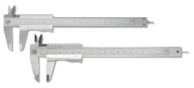 Taschenmessschieber ULTRA active inox matt in Tasche mit Momentfeststellung