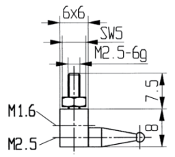 System Messeinsätze, Spezialstahl   System Messeinsätze, Spezialstahl
