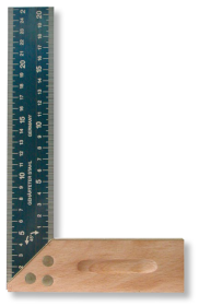 Schreinerwinkel Buchenholzschenkel blaue Stahlzunge (mm/mm)