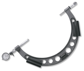 Bügelmessschrauben, verschiebbarer Amboss u. Messuhraufnahme Hartmetallmessflächen Ø 10mm, Steigung 1,0mm Bügelmessschrauben, verschiebbarer Amboss u. Messuhraufnahme Hartmetallmessflächen Ø 10mm, Steigung 1,0mm