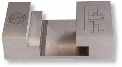 Setting master MASTER hardened steel for depth calipers