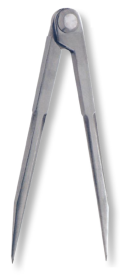 Spitzzirkel ULTRA active, Stahl poliert   Spitzzirkel ULTRA active, Stahl poliert