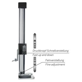 Digital-Höhenmess- und Anreißgeräte RDCT im Etui Doppelsäule, mit Fein- und Schnellverstellung Digital-Höhenmess- und Anreißgeräte RDCT im Etui Doppelsäule, mit Fein- und Schnellverstellung