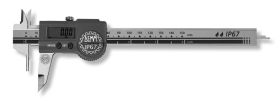 Digital-Taschenmessschieber DIGI ORMER inox im Etui für Wandstärken und ungleiche Werkstücke
