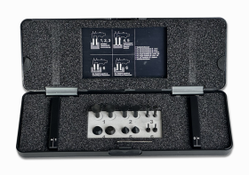 Accessories sets for calipers ULTRA active in box for measurement of grooves, bores and recesses